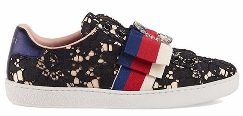 (Women) Gucci Ace 'Dark Flower' 498705-9MW10-1214 Order (Women) Gucci Ace 'Dark Flower' 498705-9MW10-1214