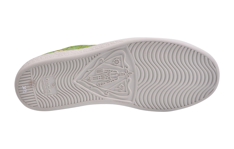 (W) Gucci Ace 'Lace and Rhinestone Green' 圖 3