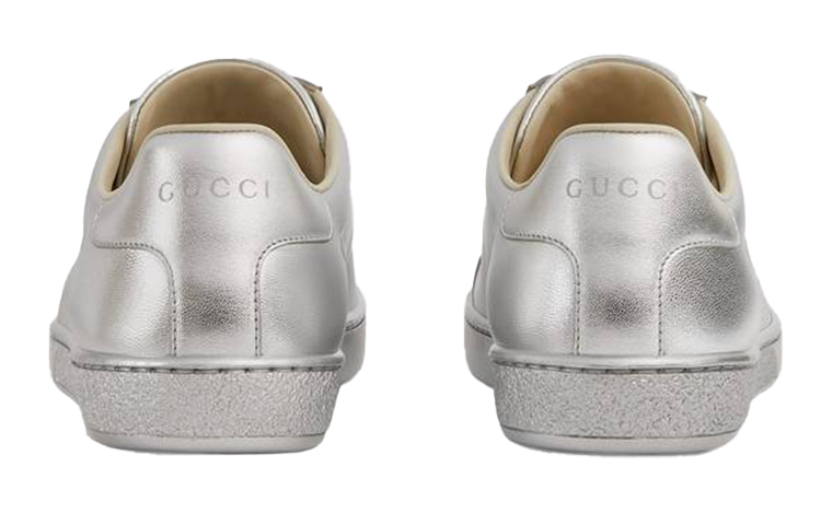 Shop (W) Gucci Ace 'Perak Metalik' 663168-B8B20-8106