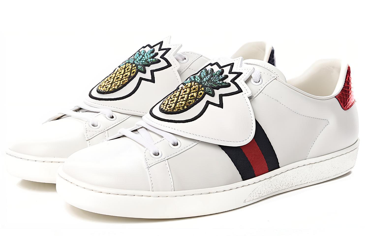 Order (W) Gucci Ace "菠萝" 运动鞋 481152-DOP80-9182