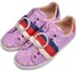 Shop (W) Gucci Ace 'Purple Lace Rhinestone Buckle' - Gucci Ace 'Renda Ungu & Permata' 498705-9MW10-5460
