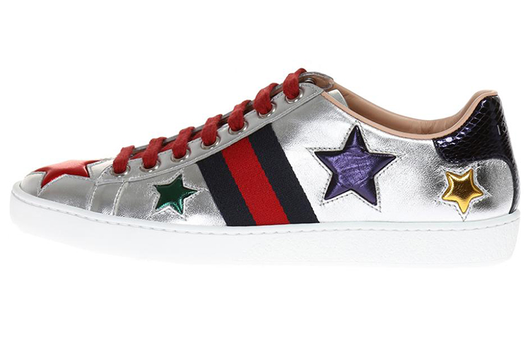 Buy (W) Gucci Ace 'Perak' 454562-DMKU0-8160