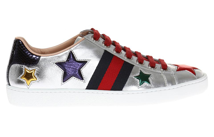 (W) Gucci Ace 'Silver' 圖 2
