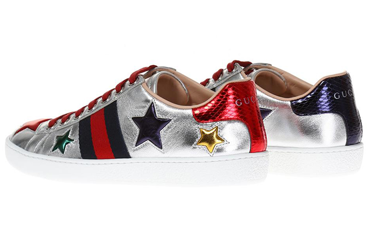 (W) Gucci Ace 'Silver' 圖 5