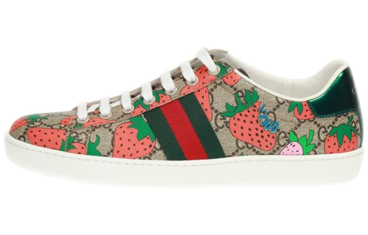 Buy (W) Gucci Ace '草莓米色' 433900-G2210-8960