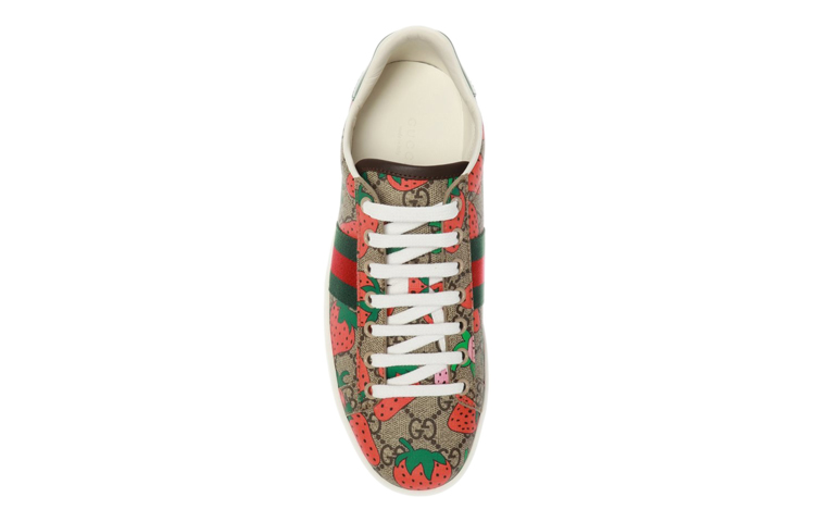 Shop (W) Gucci Ace '草莓米色' 433900-G2210-8960