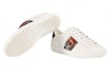 Purchase (W) Gucci Ace 'Harimau Putih' Sepatu Sneaker 460201-A38G0-9161