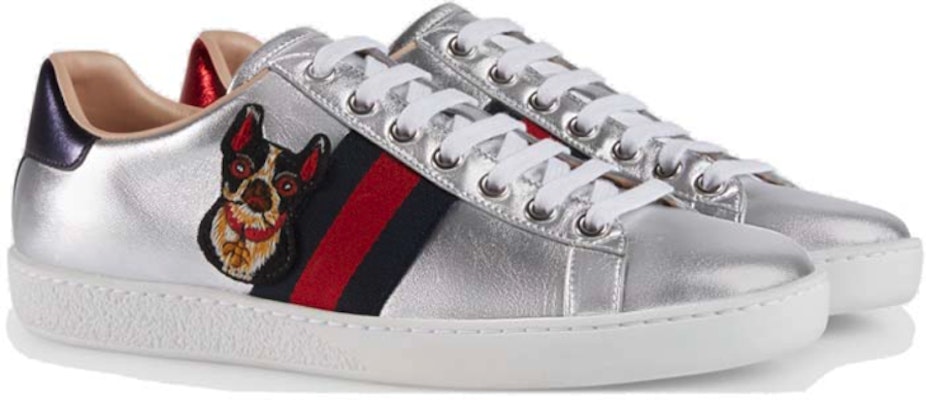 (W) 구찌 에이스 '개띠 해 - 메탈릭 실버' 501908-DXAL0-8164 Order (W) 구찌 에이스 '개띠 해 - 메탈릭 실버' 501908-DXAL0-8164