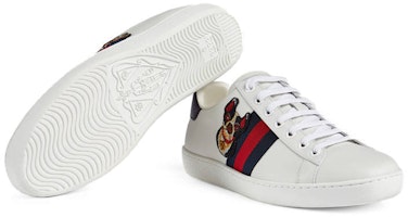 GUCCI古馳 ACE "狗年" 低筒 時尚板鞋 女款 白 Purchase GUCCI古馳 ACE "狗年" 低筒 時尚板鞋 女款 白