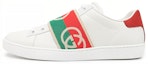 Buy (W) Gucci Ace Web Elastik 'Interlocking G - Putih Merah Hijau' 645769-1XGF0-9066