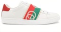 Order (W) Gucci Ace Web Elastik 'Interlocking G - Putih Merah Hijau' 645769-1XGF0-9066