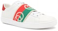 Lookbook (W) Gucci Ace Web Elastik 'Interlocking G - Putih Merah Hijau' 645769-1XGF0-9066