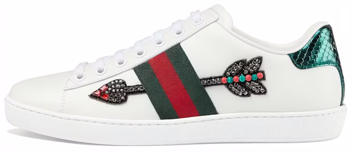 GUCCI 古馳 Ace系列 刺繡運動鞋 女款 白色 Buy GUCCI 古馳 Ace系列 刺繡運動鞋 女款 白色