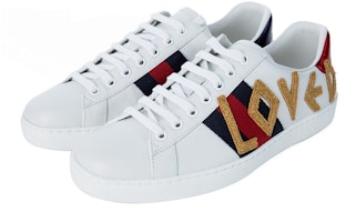 (W) グッチ エース 「Loved」刺繍スニーカー 505328-DOPEO-9095 Lookbook (W) グッチ エース 「Loved」刺繍スニーカー 505328-DOPEO-9095