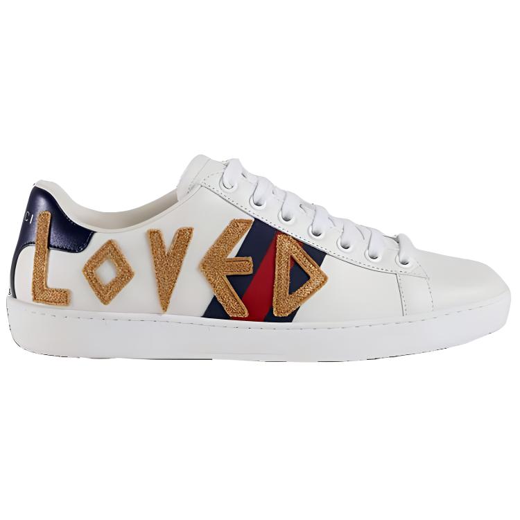 Lookbook (W) Gucci Ace Brodé ''Loved'' 505328-DOPEO-9095