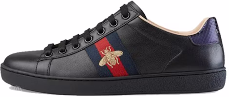 (Women) Gucci Ace Embroidered Low 'Black' 431942-A38G0-1284 (Women) Gucci Ace Embroidered Low 'Black' 431942-A38G0-1284