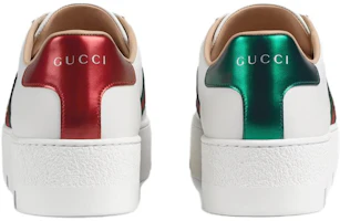 Details for (W) Gucci Ace 刺绣厚底 '白色' 577573-DOPE0-9064