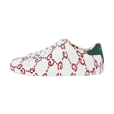 (W) Gucci Ace GG Supreme 'GG Chain Print'