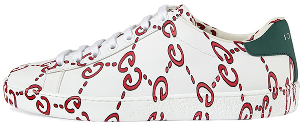 (Women) Gucci Ace GG Supreme 'GG Chain Print' 498216-0G250-9085 Buy (Women) Gucci Ace GG Supreme 'GG Chain Print' 498216-0G250-9085