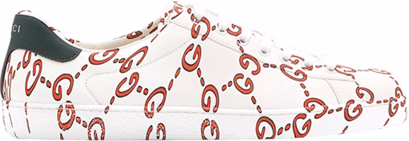 (Women) Gucci Ace GG Supreme 'GG Chain Print' 498216-0G250-9085 (Women) Gucci Ace GG Supreme 'GG Chain Print' 498216-0G250-9085