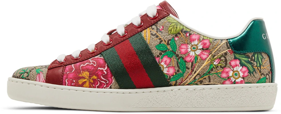 GUCCI古馳 ACE 飾GG花卉休閒時尚板鞋 女款 烏木色 Lookbook GUCCI古馳 ACE 飾GG花卉休閒時尚板鞋 女款 烏木色