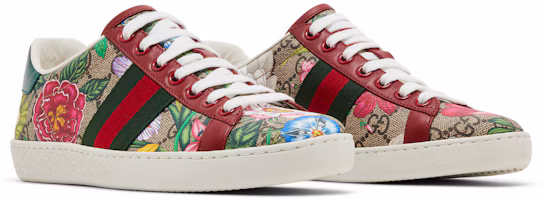 Cheap GUCCI古馳 ACE 飾GG花卉休閒時尚板鞋 女款 烏木色