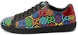 (W) Gucci Ace GG Supreme Rendah 'Psychedelic - Hitam' 610086-H2020-1110