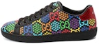 Buy (W) Gucci Ace GG Supreme Rendah 'Psychedelic - Hitam' 610086-H2020-1110