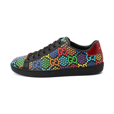 (W) Gucci Ace GG Supreme Low 'Psychedelic - Black'