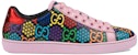 (W) Gucci Ace GG Supreme Rendah 'Psychedelic - Merah Jambu' 610086-H2020-1115