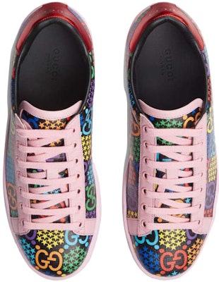 (Women) Gucci Ace GG Supreme Low 'Psychedelic - Pink' 610086-H2020-1115 Shop (Women) Gucci Ace GG Supreme Low 'Psychedelic - Pink' 610086-H2020-1115