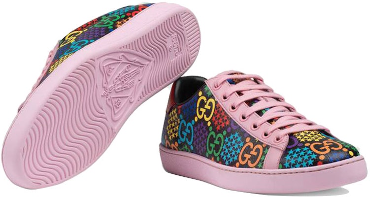 (Women) Gucci Ace GG Supreme Low 'Psychedelic - Pink' 610086-H2020-1115 Details for (Women) Gucci Ace GG Supreme Low 'Psychedelic - Pink' 610086-H2020-1115