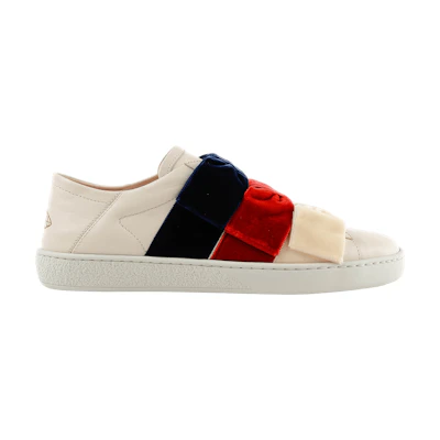 (W) Gucci Ace Leather Low 'Ribbons'