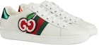 Order (W) Gucci Ace Rendah 'GG Apple Patch - Putih' 611377 DOPE0 9064