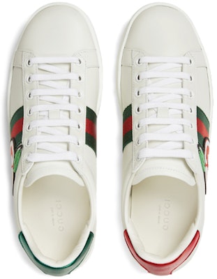 (W) Gucci Ace Rendah 'GG Apple Patch - Putih' 611377 DOPE0 9064 Lookbook (W) Gucci Ace Rendah 'GG Apple Patch - Putih' 611377 DOPE0 9064
