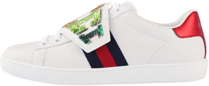 (W) 古驰 Ace 低帮 'Gucci Patch' 运动鞋 525187-0FI10-9060 Buy (W) 古驰 Ace 低帮 'Gucci Patch' 运动鞋 525187-0FI10-9060