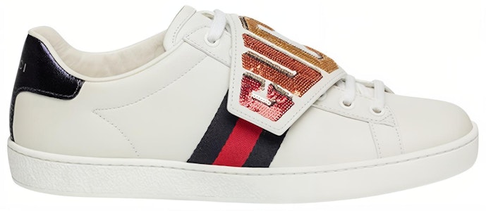 (W) 古驰 Ace 低帮 'Gucci Patch' 运动鞋 525187-0FI10-9060 Order (W) 古驰 Ace 低帮 'Gucci Patch' 运动鞋 525187-0FI10-9060