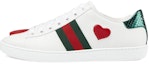 Buy (W) Gucci Ace Rendah 'Hati' 435638-02JS0-9074