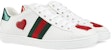(W) Gucci Ace Rendah 'Hati' 435638-02JS0-9074