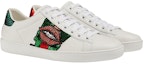 Lookbook (W) Gucci Ace Low 'Lips Sequin - Putih' 431919-A38I0-9068