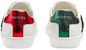 (W) Gucci Ace Low 'Lips Sequin - Putih' 431919-A38I0-9068