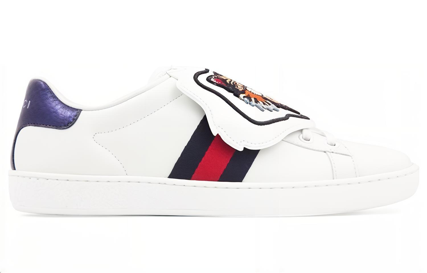 Order (W) グッチ エース 刺繍 アングリーキャット  (Gucchi Ēsu Shishū Angurīkyatto) 479053-D0P80-9182