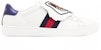 (W) Gucci Ace Low Top Kulit 'Sulaman Kucing Marah' 479053-D0P80-9182