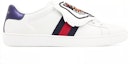 Order (W) Gucci Ace Low Top Kulit 'Sulaman Kucing Marah' 479053-D0P80-9182