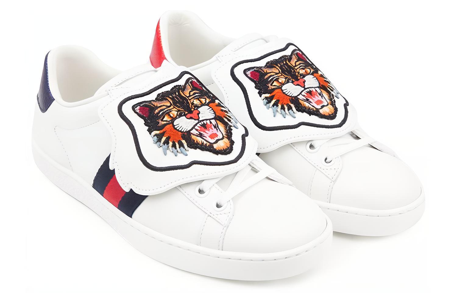 Lookbook (W) グッチ エース 刺繍 アングリーキャット  (Gucchi Ēsu Shishū Angurīkyatto) 479053-D0P80-9182