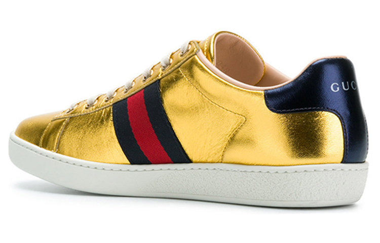 (W) Gucci Ace Metallic 'For Love - Gold' 圖 4