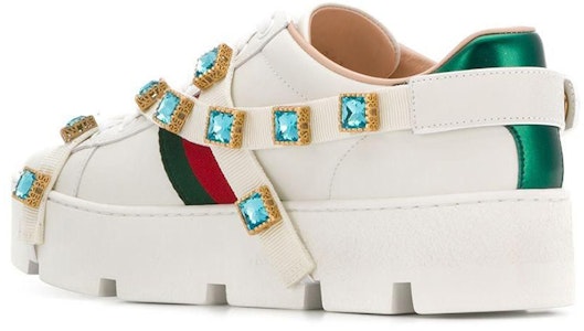 (W) 구찌 에이스 플랫폼 '화이트 젬' (Gucci Ace 플랫폼 '화이트 젬' is also acceptable, shorter) 550054-0RDW0-9065 Shop (W) 구찌 에이스 플랫폼 '화이트 젬' (Gucci Ace 플랫폼 '화이트 젬' is also acceptable, shorter) 550054-0RDW0-9065