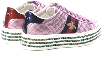 (W) 구찌 에이스 플랫폼 크리스탈 핑크 (Gucci Ace 플랫폼 핑크 is shorter) 550050-0V630-5868 Shop (W) 구찌 에이스 플랫폼 크리스탈 핑크 (Gucci Ace 플랫폼 핑크 is shorter) 550050-0V630-5868