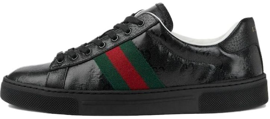 (W) Gucci Ace Sneaker dengan Web 'Hitam GG Crystal Canvas' 760774-FACRF-1163 Buy (W) Gucci Ace Sneaker dengan Web 'Hitam GG Crystal Canvas' 760774-FACRF-1163