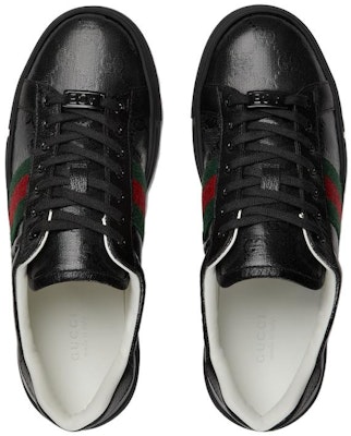 (W) Gucci Ace Sneaker dengan Web 'Hitam GG Crystal Canvas' 760774-FACRF-1163 Shop (W) Gucci Ace Sneaker dengan Web 'Hitam GG Crystal Canvas' 760774-FACRF-1163